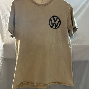 Volkswagen Beige Short Sleeve Men's Tee